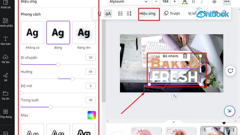 cách làm video trên Canva
