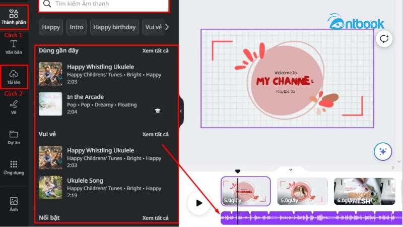 cách làm video trên Canva