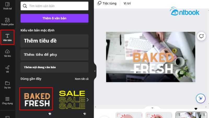 cách làm video trên Canva