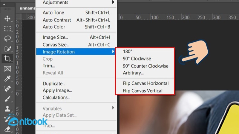 cách lật ảnh trong Photoshop