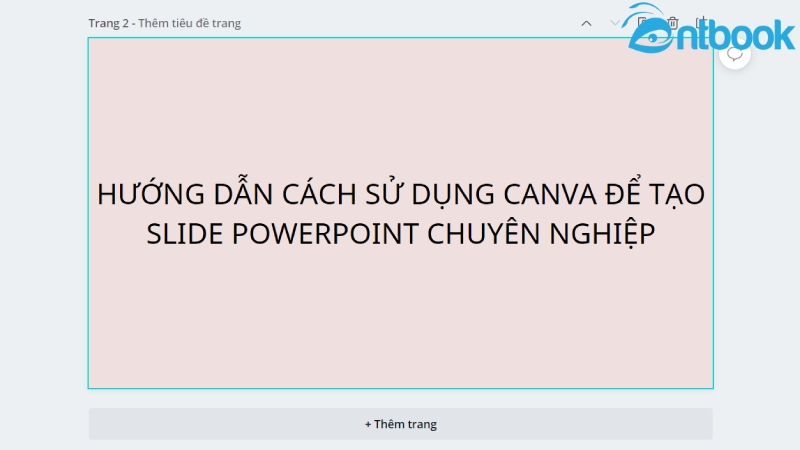 cách làm slide trên canva