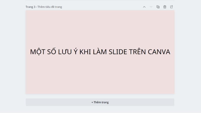 cách làm slide trên canva