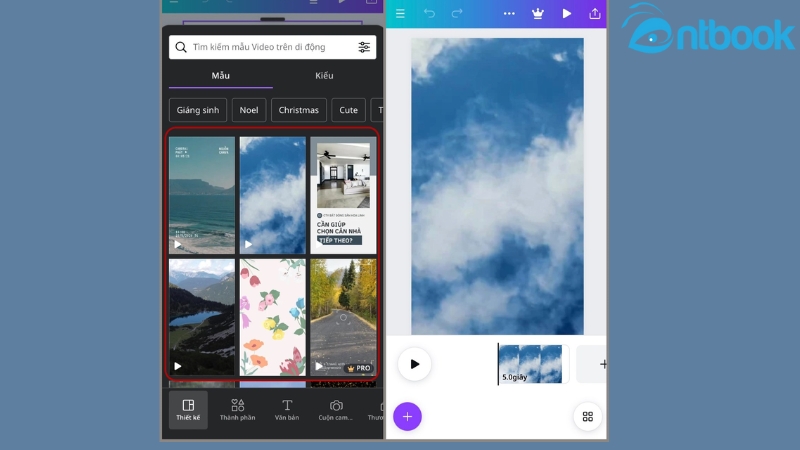cách làm slide trên canva