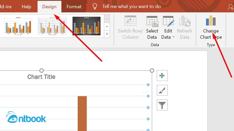 cách vẽ biểu đồ trong Powerpoint