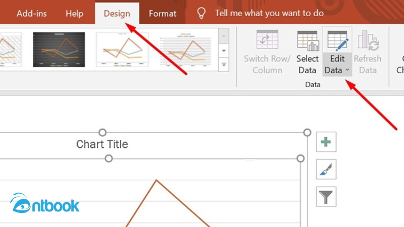 cách vẽ biểu đồ trong Powerpoint