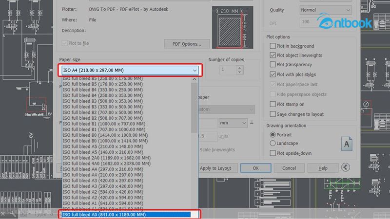 Cách chuyển AutoCad sang Pdf