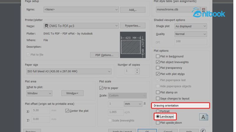 Cách chuyển AutoCad sang Pdf