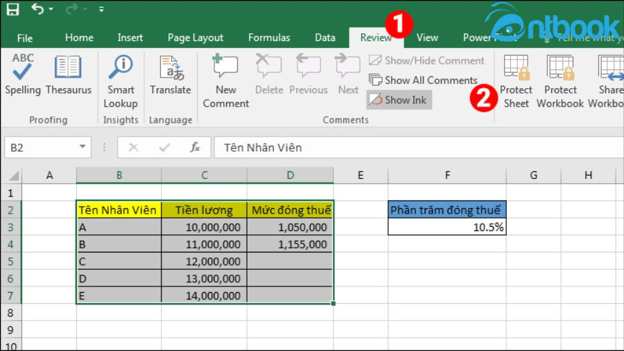 Cách đặt mật khẩu cho file Excel