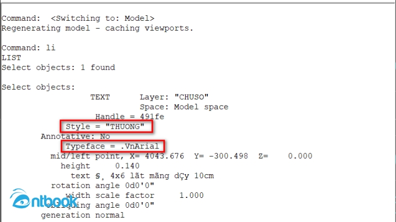 font chữ Autocad