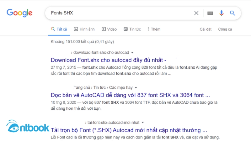 font chữ Autocad