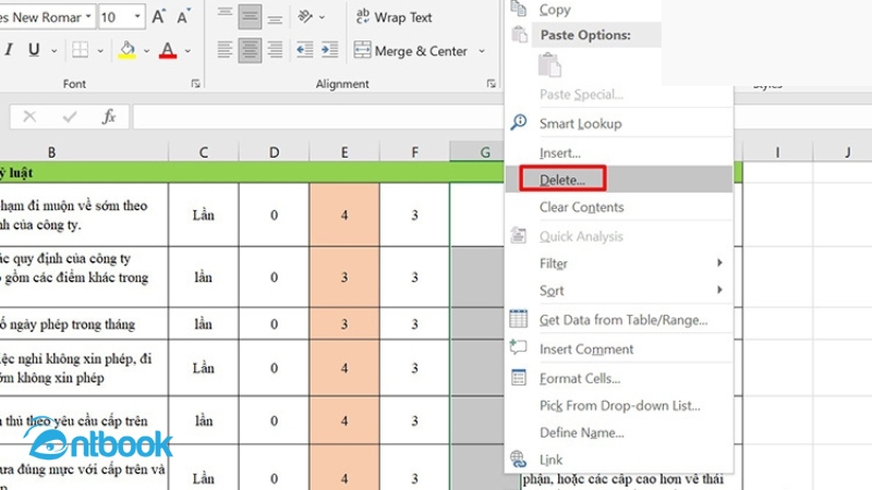 cách giảm dung lượng file Excel