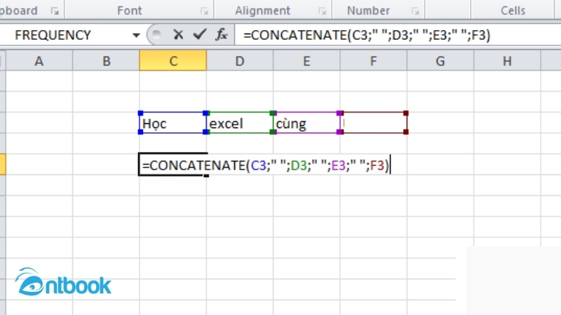 Hàm nối chuỗi trong Excel