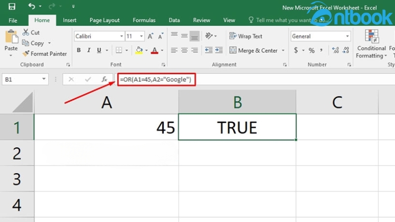 Hàm OR trong Excel
