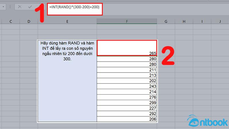 Hàm Random trong Excel