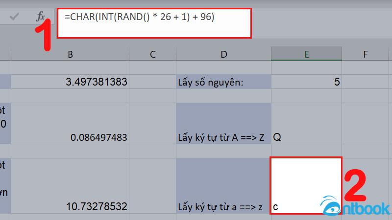 Hàm Random trong Excel
