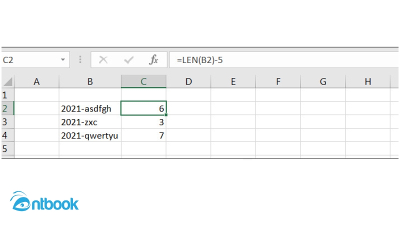hàm Right trong Excel