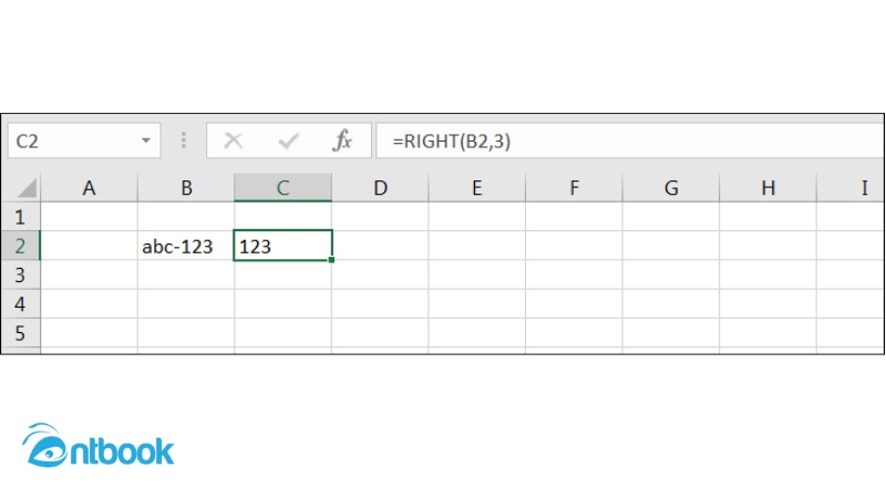 hàm Right trong Excel