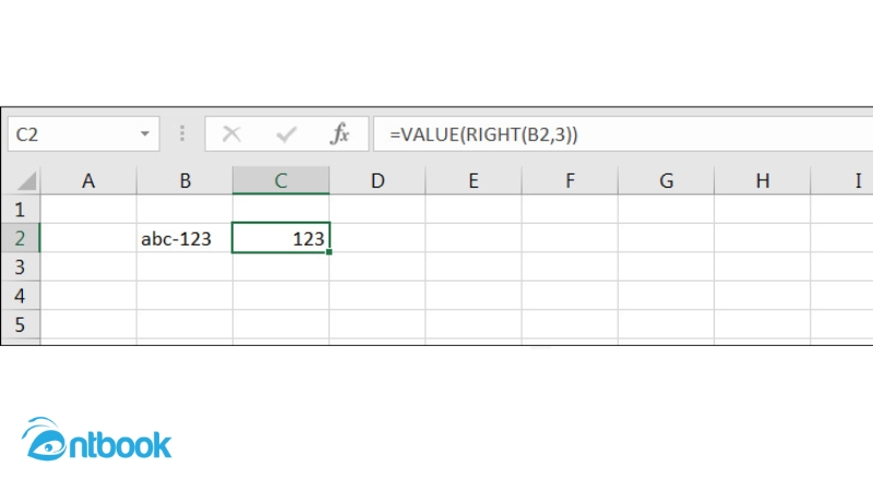 hàm Right trong Excel