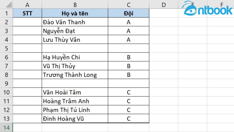 Hàm SUBTOTAL trong Excel