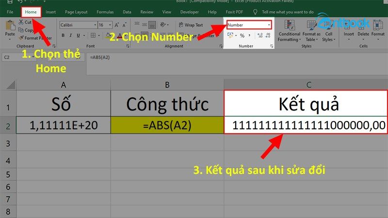 Hàm trị tuyệt đối trong Excel