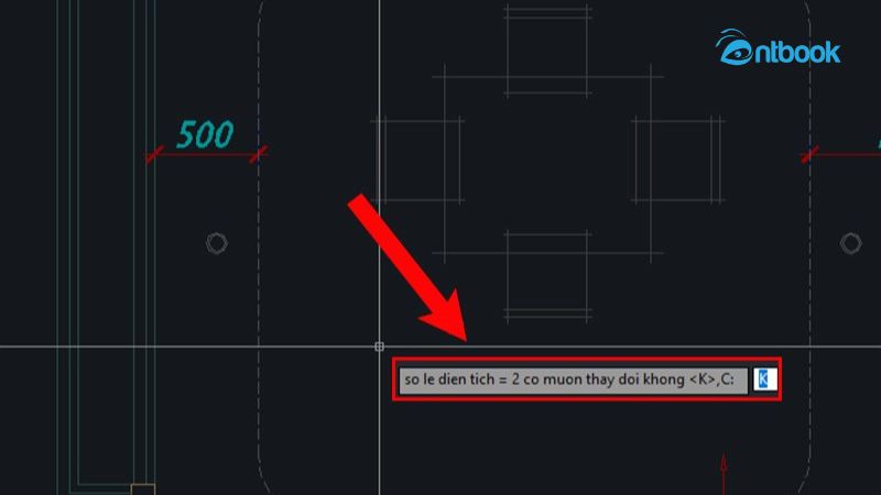 lệnh đo diện tích trong Cad