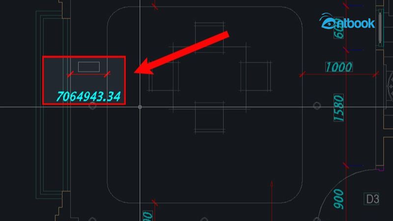 lệnh đo diện tích trong Cad