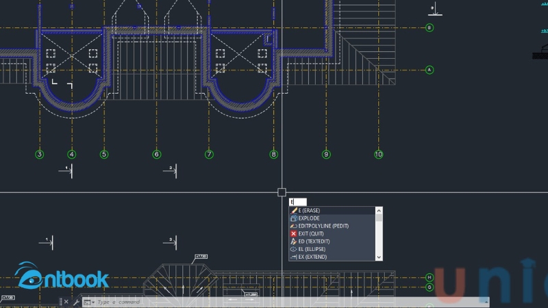 lệnh xóa trong CAD