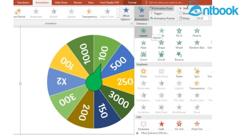vòng quay may mắn powerpoint