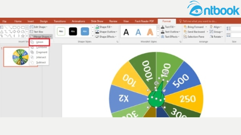 vòng quay may mắn powerpoint