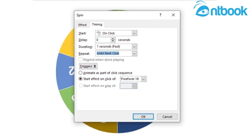 vòng quay may mắn powerpoint
