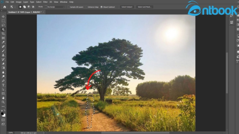 Cách xóa vật thể trong Photoshop