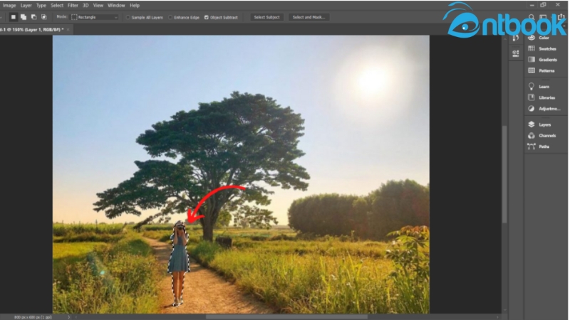 Cách xóa vật thể trong Photoshop