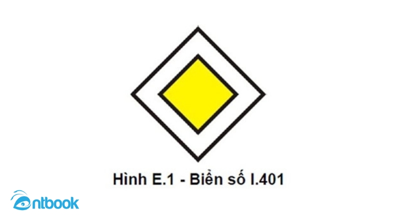 biển báo giao thông hình thoi