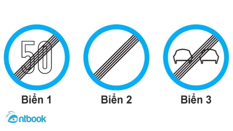 Biển báo hết cấm vượt
