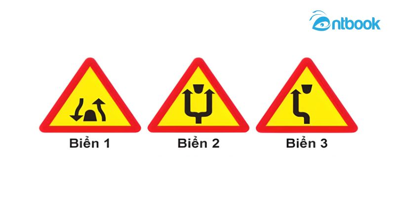 biển nào báo hiệu chú ý chướng ngại vật