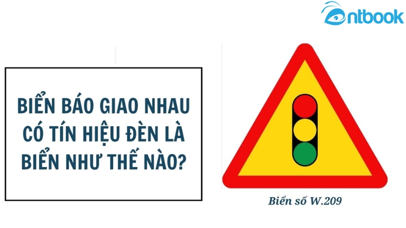 biển nào báo hiệu giao nhau có tín hiệu đèn