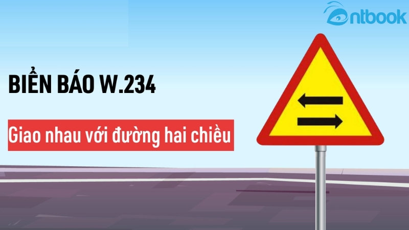 Biển nào báo hiệu giao nhau với đường hai chiều
