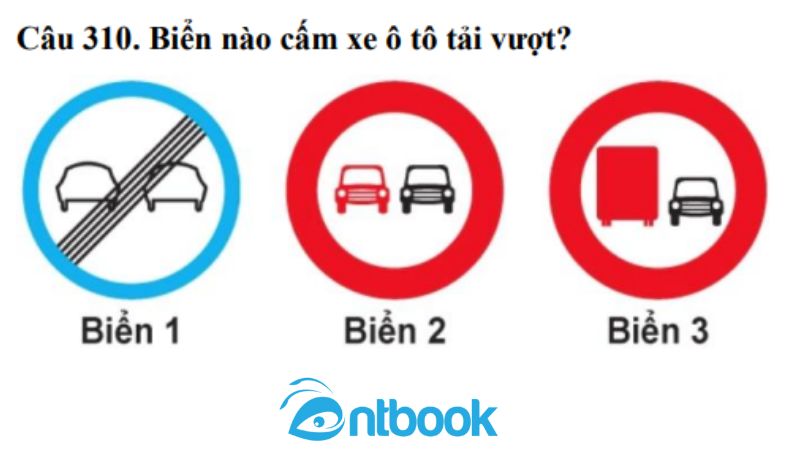 biển nào cấm ô tô tải vượt