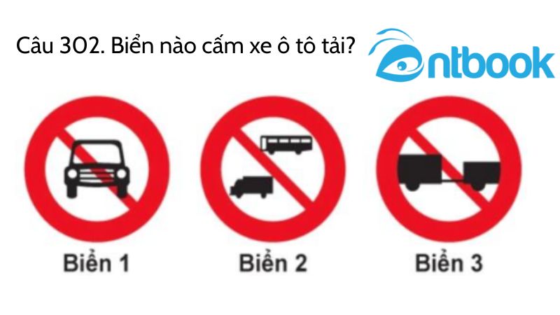 biển nào cấm xe ô tô tải