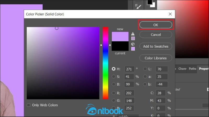 Cách đổi màu Background trong Photoshop