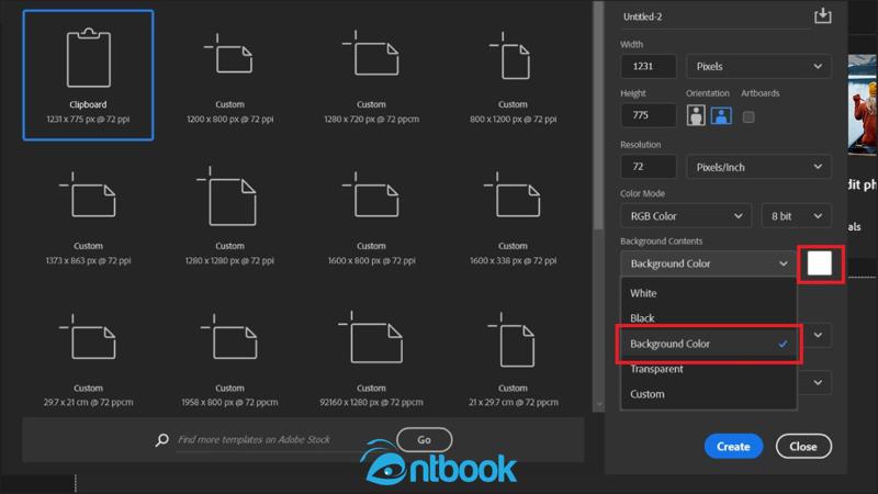 Cách đổi màu Background trong Photoshop
