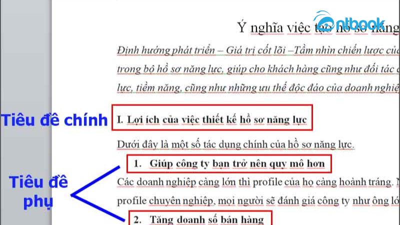 cách làm mục lục trong Word