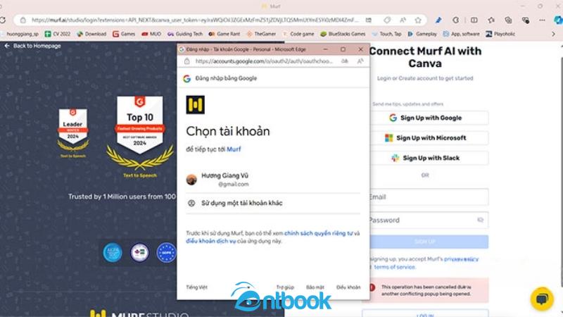 Cách lồng tiếng trên Canva