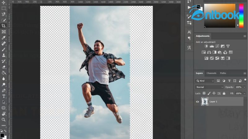 cách mở rộng ảnh trong Photoshop