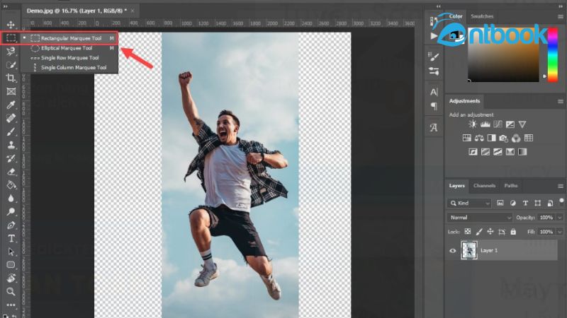 cách mở rộng ảnh trong Photoshop