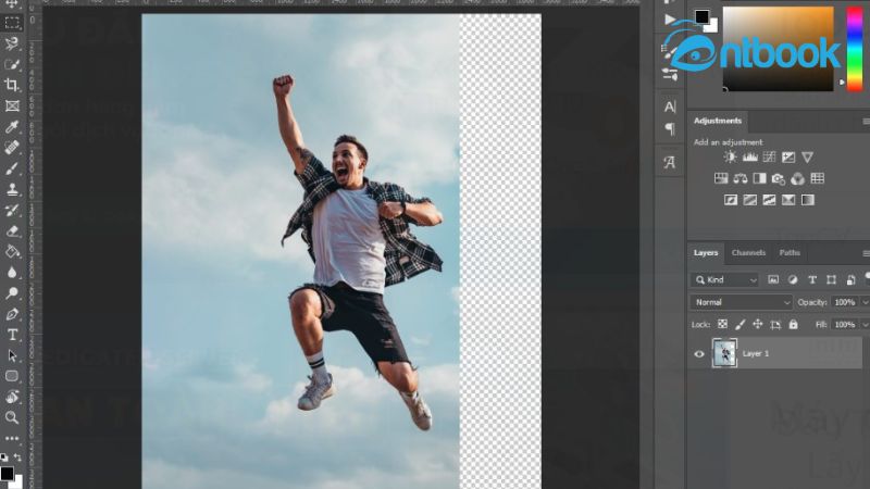 cách mở rộng ảnh trong Photoshop