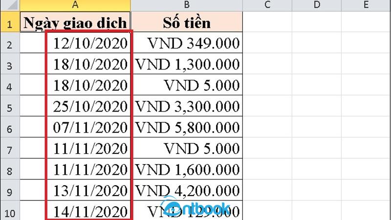 Cách sắp xếp thứ tự trong Excel