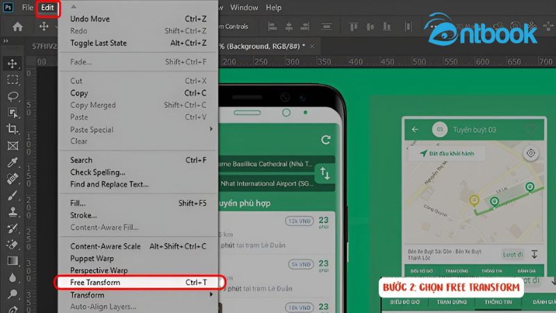 cách xoay ảnh trong Photoshop