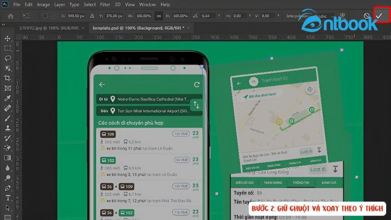 cách xoay ảnh trong Photoshop