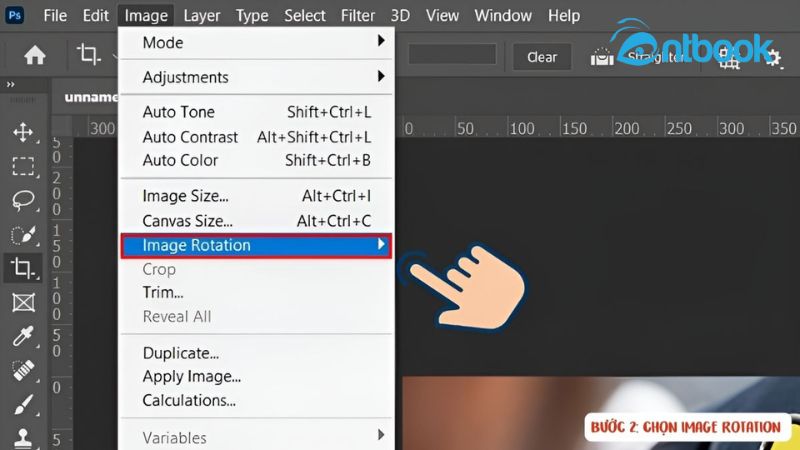 cách xoay ảnh trong Photoshop